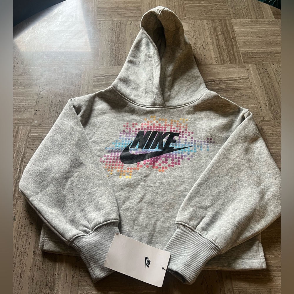 Nike- Girls Gray Hoodie
